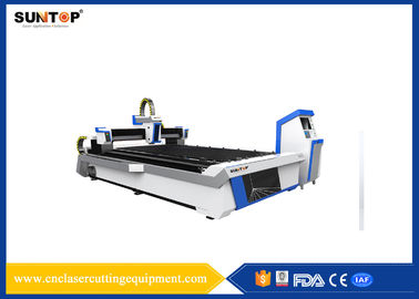 Cina Metal Fiber Optic Laser Cutting System 1200W 1500 * 3000mm 1064nm pemasok