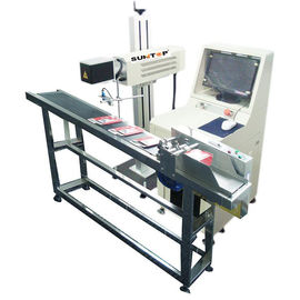 Cina 30W CO2 Laser Marking Machine for Production Date Marking , Industrial Laser Engraver pemasok