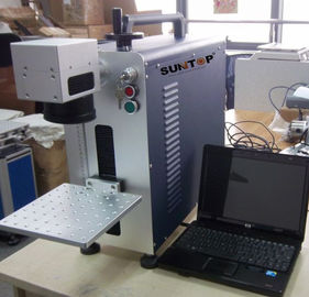 Cina Small size portable laser marking machine  , desktop marking and engraving machine for metal pemasok