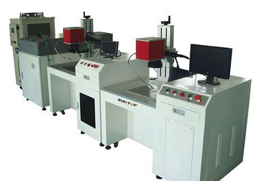 Cina 300W Galvanometer Scanning Fiber Laser Welding Machine , High Efficiency Dot Welding pemasok