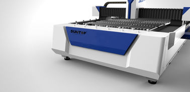 Cina 500watt Fiber Laser Cutting Machine for Ironware Industry , Cutting Size 1300 × 2500 mm pemasok